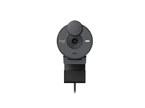 Webcam Logitech Brio 300 Grafite Full HD - 960-001413-C