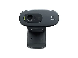 Webcam Logitech C270 HD 720p 30fps Cinza - 960-000694