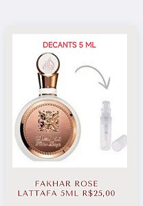 DECANTE FAKHAR ROSE 5ML