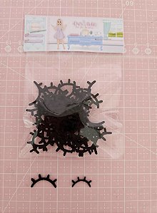 RECORTES DE FELTRO OLHOS DE UNICORNIOS