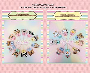 COMBO APOSTILAS DIGITAIS LEMBRANCINHAS BOSQUE E FAZENDINHA