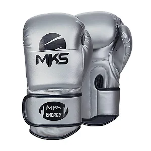 Luva de Boxe MKS Energy Prateada