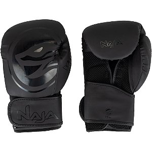 Luva Boxe/Muay Thai Naja Viper Preta