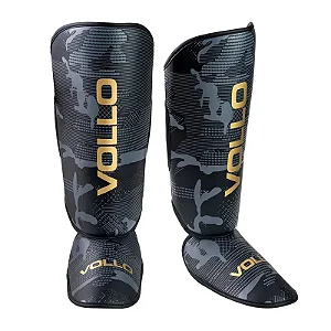 Protetor de Canela Caneleira Muay Thai Kickboxing Vollo