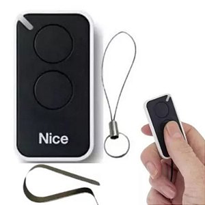 Controle Remoto Nice Era Inti 2 Teclas Preto