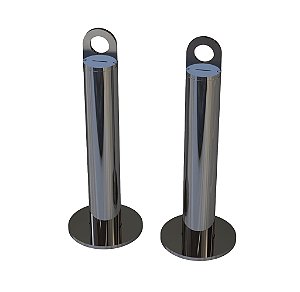 MANOPLAS RETA CROSS – INOX 304