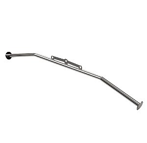 BARRA PULLEY CURVA 120 COM TRAVA – INOX 304