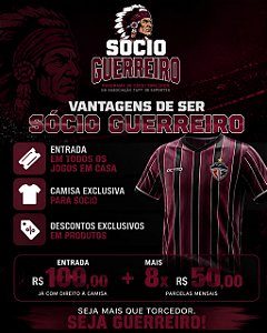 🥇 SÓCIO OURO – R$ 50,00