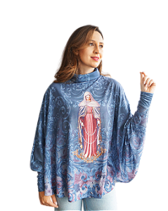 Nossa Sra. das Lágrimas - Modelagem Poncho