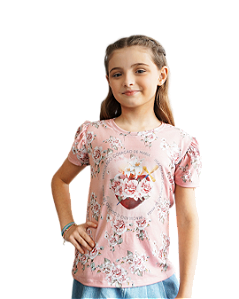 Frufru Infantil Sagrado Coração Flores