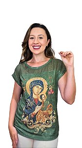 Nossa Senhora do Perpétuo Socorro - Modelagem Tshirt com Pala