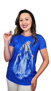 Nossa Senhora das Graças Azul - Modelagem Quadrada