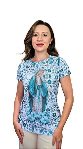 Nossa Senhora das Graças Flor- Modelagem Quadrada