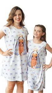 Camisola Infantil Aparecida Laços