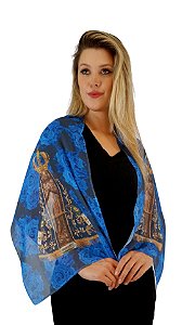 Echarpe Aparecida Azul