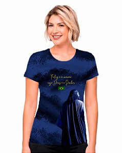 Camiseta Quadrada Feminina Dry Jesus Frase