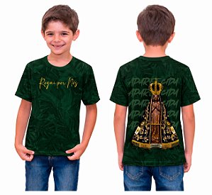 Camiseta Infantil Dry Aparecida Rogai por Nós