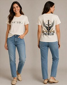 Quadrada Algodão Off White - Proteção