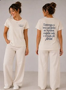 Quadrada Algodão Off White - Salmo 37,5