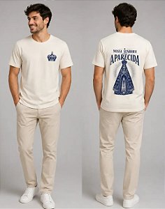 Camiseta Algodão Aparecida Off White