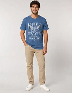 Camiseta Algodão Arcanjo Azul