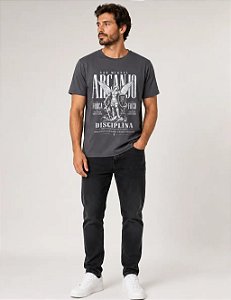 Camiseta Arcanjo Algodão Aurora Cinza