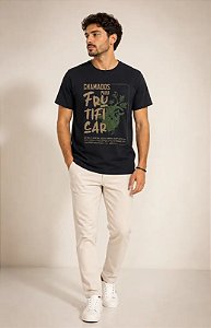 Camiseta Algodão Chamados Preta