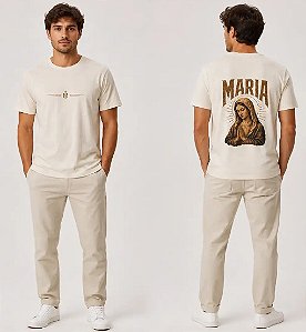 Camiseta Algodão Maria Off White