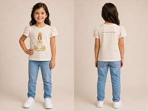Nossa Senhora de Fátima Frufru Off White