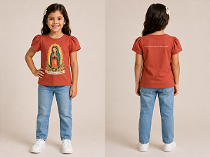 Nossa Senhora de Guadalupe Frufru Terra Cota