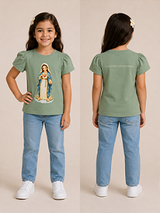Sagrado Coração de Maria Frufru Verde