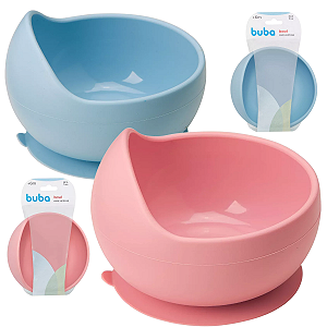 BOWL EM SILICONE COM VENTOSA BUBA