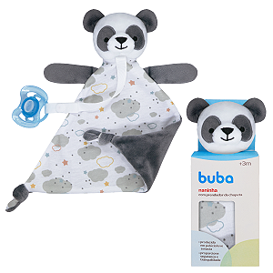 NANINHA PANDA COM PRENDEDOR DE CHUPETA SONINHO
