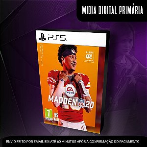 Madden NFL 20 Ps5 Mídia Digital (Primária) (Retrocompatível)