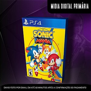 Sonic Mania Ps4 Mídia Digital (Primária)