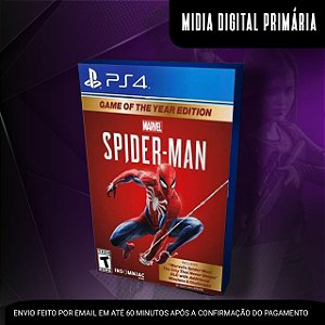 Spider Man: Game of the Year Edition Ps4 Mídia Digital (Primária)