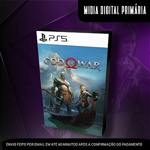 God Of War Ps5 Mídia Digital (Primária) (Retrocompatível)