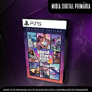Pré Venda - Grand Theft Auto VI Ps5 Mídia Digital - Versão Ultimate