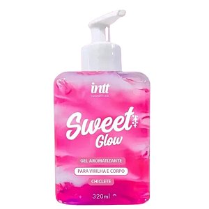Sweet Glow Hidratante Para Virilha e Corpo - Chiclete 320ml INTT