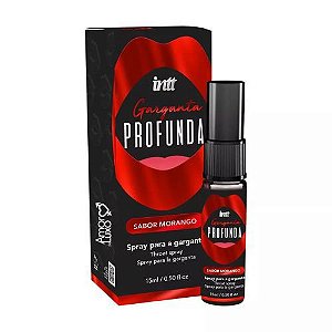 GARGANTA PROFUNDA - Spray Dessensibilizante Sabor Morango -15ml - Intt