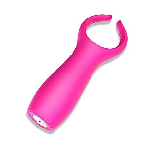 Vibrador DUO Peniano e de Clitóris Recarregável Grant - S-hande - 6222