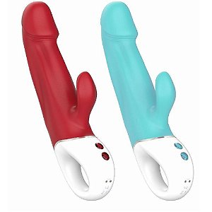 Vibrador de Ponto G e Clitóris Feito Em Silicone Aveludado - Recarregável e Potente - Wave - S-Hande - 6696