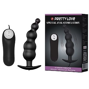 Plug Anal com Vibro Escalonado - Stimulation II - Pretty Love - 6505