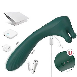 ibrador Duplo Para Penetração ou Estimulação de Clitóris com Rotação - ANGEL's - S-Hande - 7320