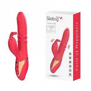 Vibrador Ponto G e Clitóris Com 3 Modos de Vibrações, 3 Modos de Movimentos Vai e Vem -  7464