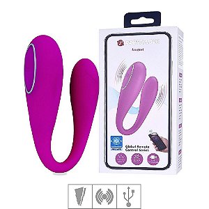 Vibrador de Casal com 12 Modos de Vibração Controlado por APP via Bluetooth - PRETTY LOVE