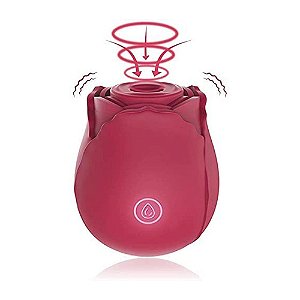 ROSA Estimulador Clitoriano / Massageador Com 10 Modos de Massagem - SU026 / 7076