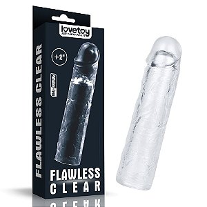 Capa Peniana Extensora Feita em Jelly Silicone - AUMENTA +5 cm - CA066