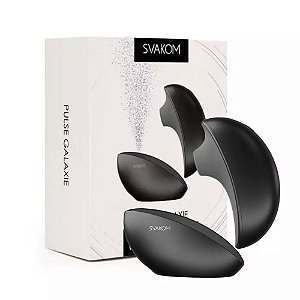 Vibrador Estimulador Interativo com Case Projetor com APP - PULSE GALAXIE MIDNIGHT PRETO SVAKOM - SV0119