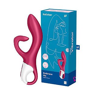 SATISFYER EMBRACE ME - Vibrador Ponto G e Clítoris Recarregável Luxo - Vinho